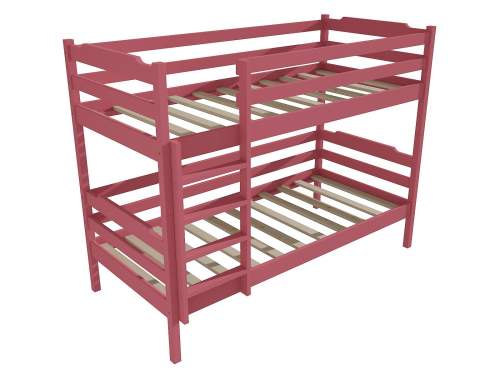 Vomaks Patrová postel PP 012 Rozměr: 90 x 200 cm, Prostor mezi lůžky: 80 cm, Barva: barva růžová