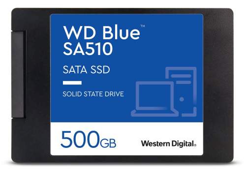 WD Blue SA510/ 500 GB/ SSD/ 2.5"/ SATA/ 5R WDS500G3B0A