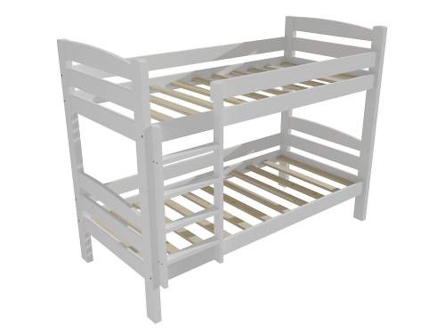 Patrová postel PP 019 Rozměr: 80 x 180 cm, Prostor mezi lůžky: 80 cm, Barva: barva bílá