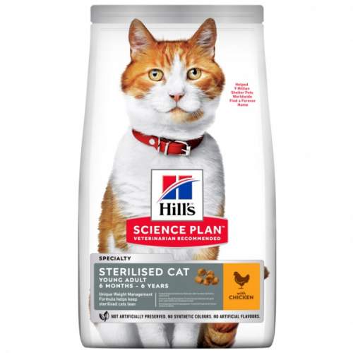 Hill's Science Plan Feline Young Adult Sterilised Chicken 3 kg
