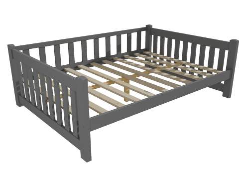 Vomaks Dětská postel DP 035 XL Rozměr: 140 x 200 cm, Barva: barva šedá