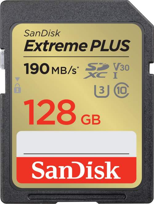 SanDisk SDXC 128GB Extreme PLUS + Rescue PRO Deluxe (SDSDXWA-128G-GNCIN)