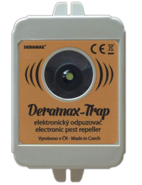 Deramax®-Trap Ultrazvukový plašič koček, psů a divoké zvěře