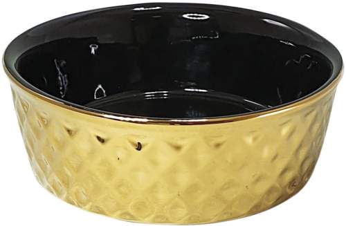 Nobby keramická miska Gold černá se zlatým dekorem 1000ml