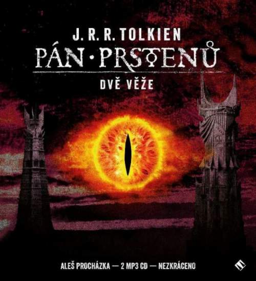 Pán prstenů: Dvě věže - J. R. R. Tolkien 2x CD