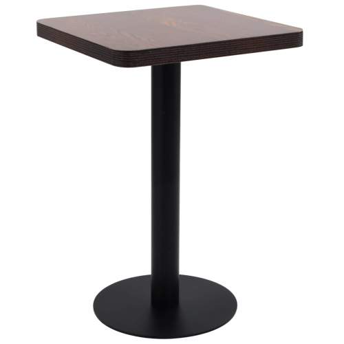 Shumee Bistro stolek tmavě hnědý 50 x 50 cm