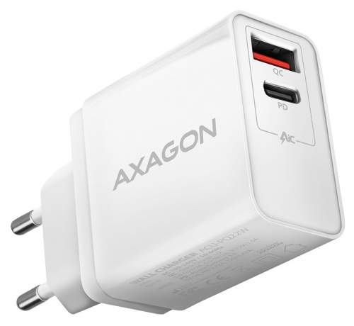 AXAGON ACU-PQ22W, PD & QC 22W, 2x port