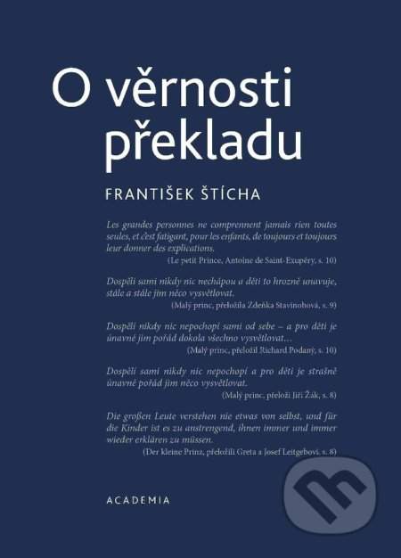 O věrnosti překladu - František Štícha