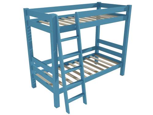 Patrová postel 8X8 03A Rozměr: 90 x 200 cm, Barva: barva modrá