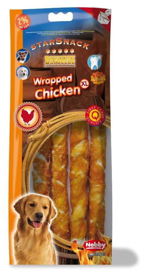 Nobby StarSnack Barbecue Wrapped Chicken XL 25cm / 270 g