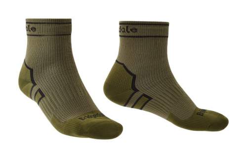 Bridgedale ponožky Storm Sock MW Ankle khaki/115  L  - Velikost: L