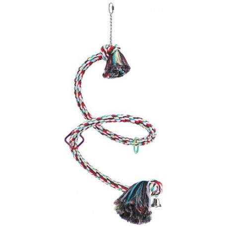 Nobby šplhací bavlněná spirála lano 3,5x225 cm