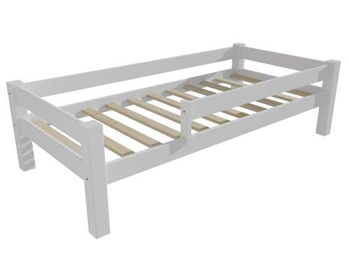 Vomaks Dětská postel 8X8 01C se zábranou Rozměr: 80 x 160 cm, Barva: barva bílá