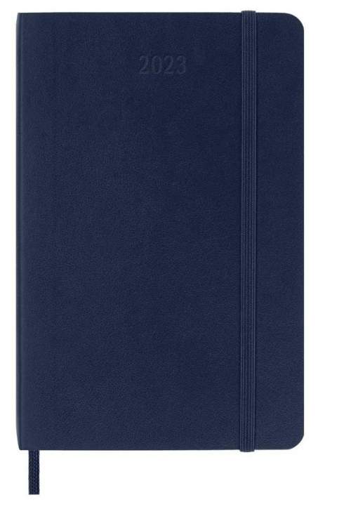 Moleskine Plánovací zápisník 2023 modrý S, měkký