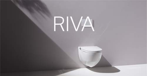 Laufen Cleanet RIVA LCC matná bílá bidetovací WC mísa se sedátkem přívod vody vzadu