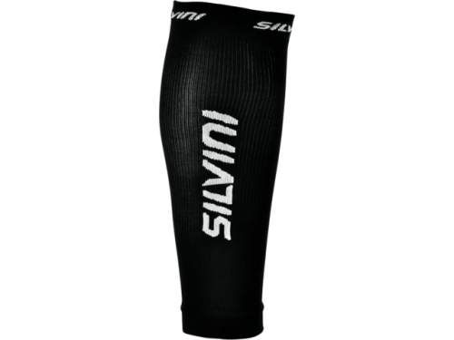 Silvini Castello Kompresní návleky, vel.L-XL, Black - white