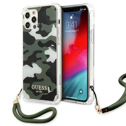 Guess iPhone 12 / 12 Pro 6.1" khaki Camo Collection