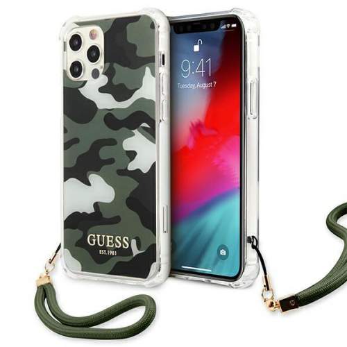Guess iPhone 12 Pro MAX 6.7" khaki Camo Collection