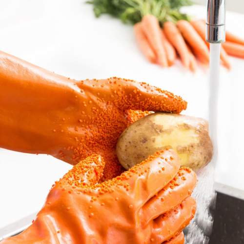 InnovaGoods rukavice na čištění ovoce a zeleniny