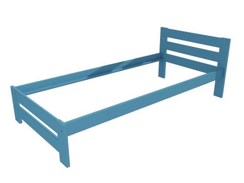 Jednolůžková postel VMK005B Rozměr: 100 x 200 cm, Barva: barva modrá