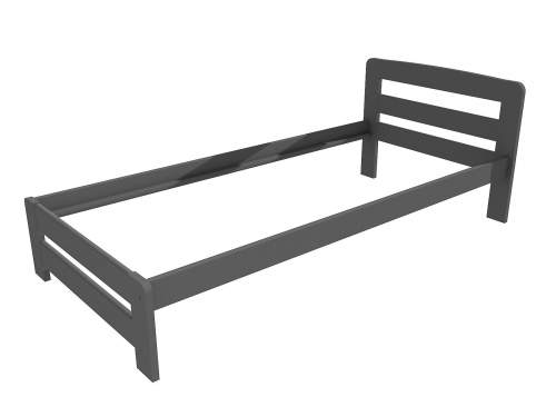 Vomaks Jednolůžková postel VMK008B Rozměr: 80 x 200 cm, Barva: barva šedá