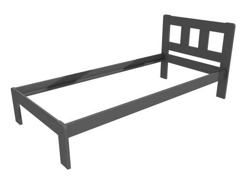 Jednolůžková postel VMK010A Rozměr: 90 x 200 cm, Barva: barva šedá