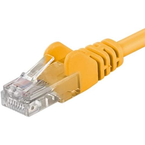 PREMIUMCORD Patch kabel UTP RJ45-RJ45 CAT5e 20m žlutá sputp20Y