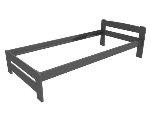 Jednolůžková postel VMK009B Rozměr: 90 x 200 cm, Barva: barva šedá