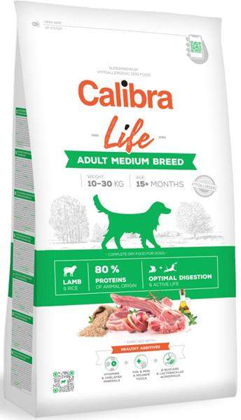 Calibra Dog Life Adult Medium Breed Lamb jehněčí 2,5 kg