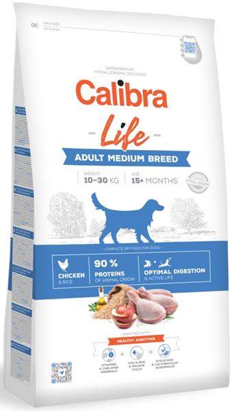 Calibra Dog Life Adult Medium Breed Chicken 2,5 kg kuřecí