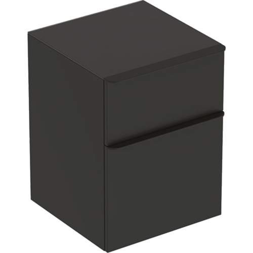 GEBERIT Smyle Square - Boční skříňka se dvěma zásuvkami 500.357.JK.1