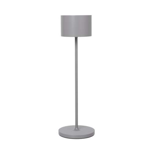 Přenosná stojací LED lampa Farol Blomus hřejivě šedá