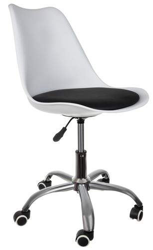 Malatec 16429 Kancelářská židle bílo černá