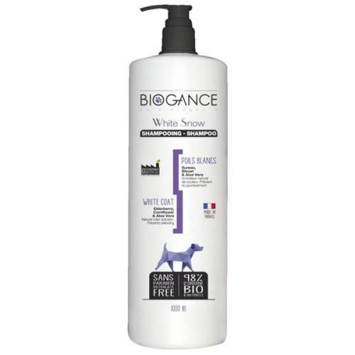 Biogance šampon White snow -pro bílou/světlou srst 1l