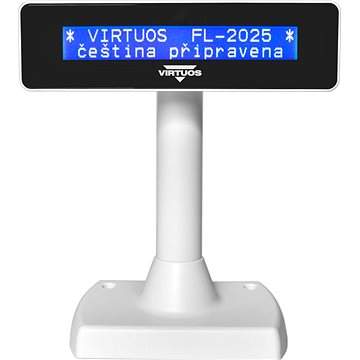 Virtuos LCD FL-2025MB 2x20 bílý (EJG0007)