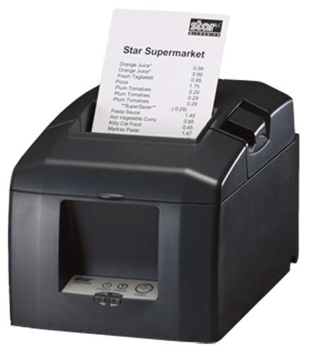 Star micronics Tiskárna TSP654II W/O Černá, bez rozhrani, řezačka, bez zdroje