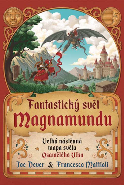Fantastický svět Magnamundu -- Velká nástěnná mapa světa Osamělého Vlka