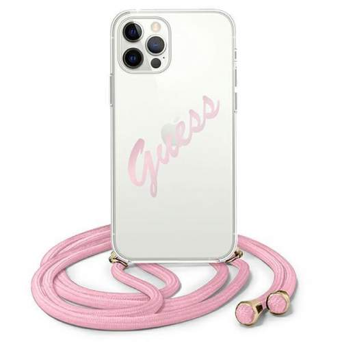 Guess iPhone 12/12 Pro 6,1" růžová