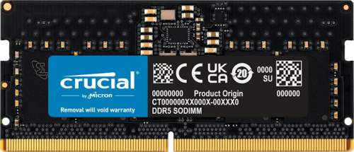Crucial 8GB DDR5 4800 CL40 SO-DIMM CL 40 CT8G48C40S5