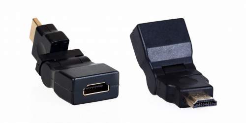 AQ Adaptér HDMI 360° flexibilní přechodka xkv102