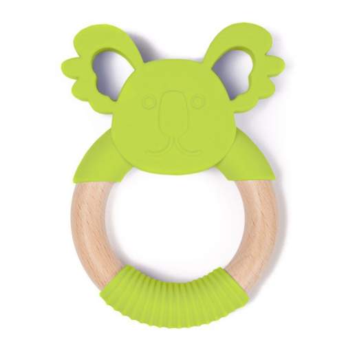 Bo Jungle B-TEETHER ANIMAL WOOD Green Koala