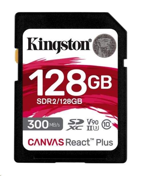 Kingston SDXC 128GB Canvas React Plus (SDR2/128GB)