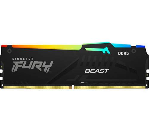 Kingston FURY Beast / DDR5 / 16GB / 5200MHz / CL40 / 1x16GB / RGB (KF552C40BBA-16)