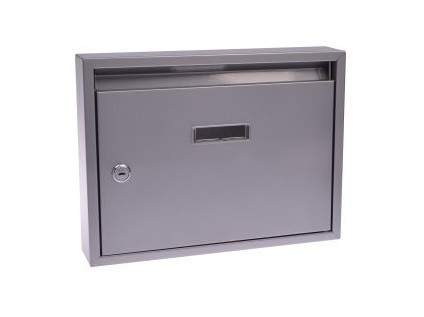 M.A.T. schránka poštovní paneláková 320x240x60mm šedivý bez děr