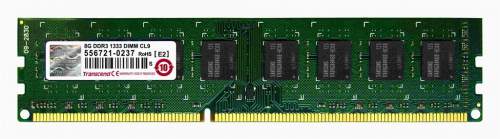 Transcend DIMM DDR3 8GB 1333MHz 2Rx8 CL9; TS1GLK64V3H