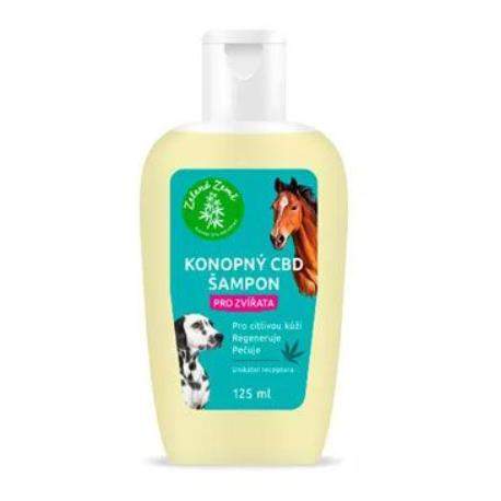 ZELENÁ ZEMĚ Šampon pro zvířata CBD 125 ml