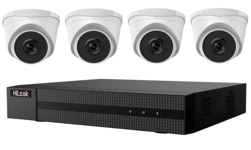 HikVision HiLook Network KIT IK-4142TH-MH/P(C)/ 2Mpx/ 4x kamery IPC-T221H 2.8mm/ 1x NVR-104MH-D/4P/ 1TB HDD