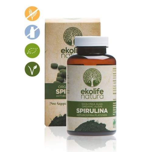Ekolife Natura Algae Spirulina Organic 240 tablet Bio řasa