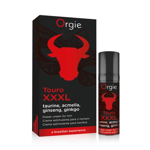 Orgie Touro XXXL Erection Cream erekční a zvětšující krém na penis 15 ml