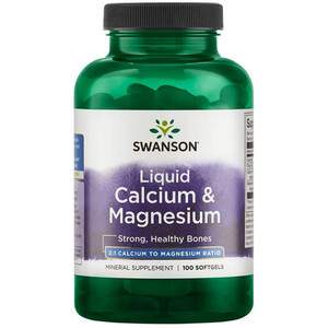 Swanson Liquid Calcium/Magnesium 100 ks